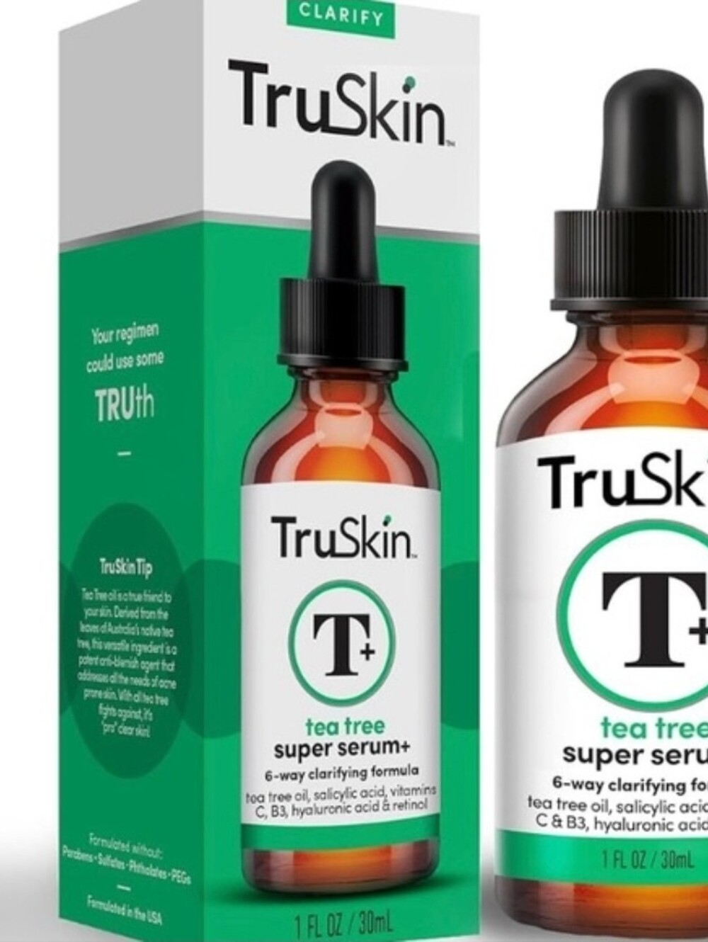 NWT TruSkin Tea Tree Super Serum Skin Skincare NIB